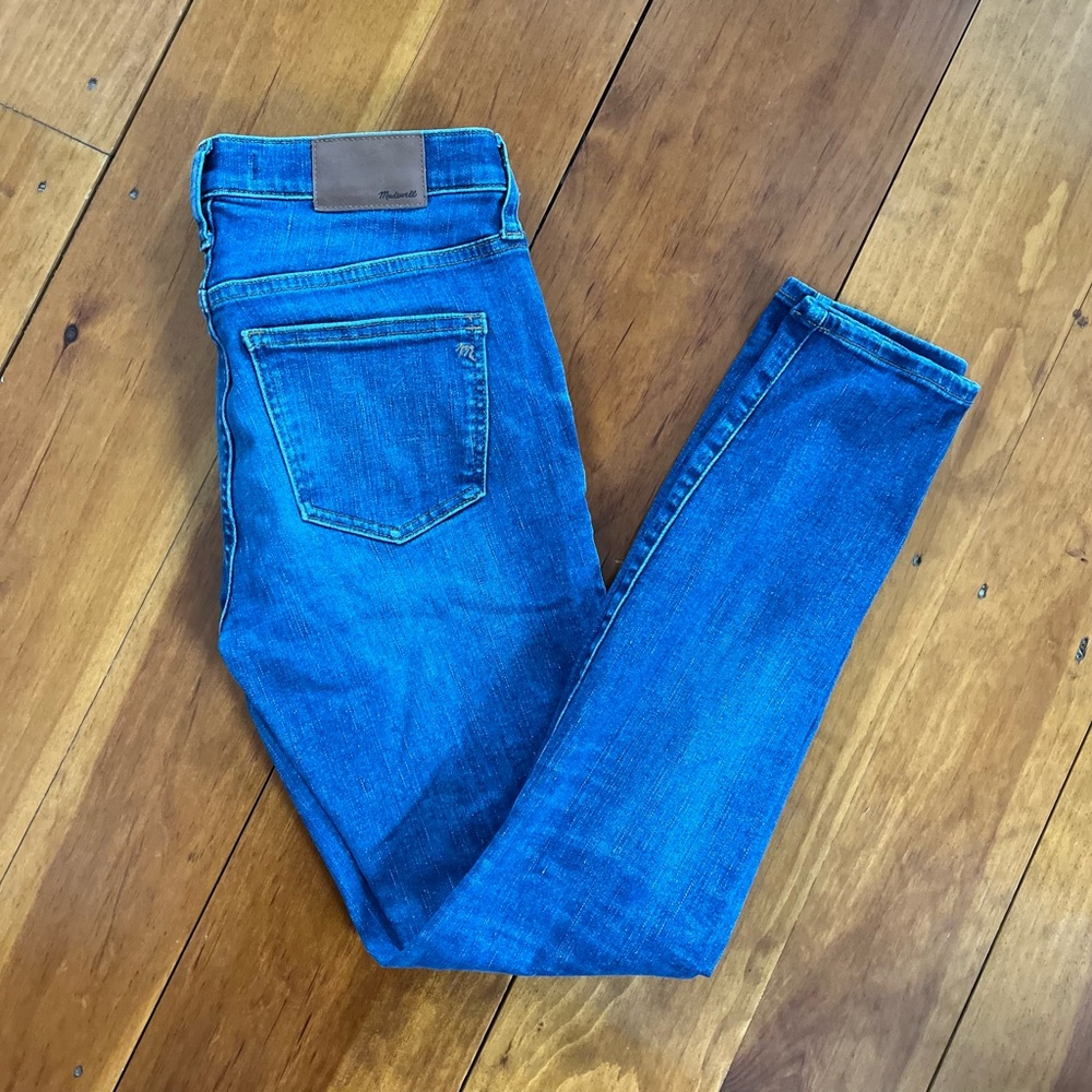 Madewell 8” skinny jeans size 27 Ames wash